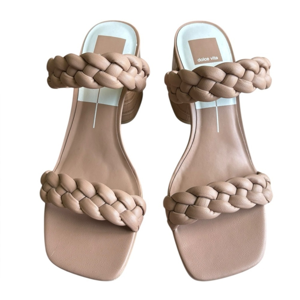 Dolce vita Natie nude braided sandal size 8.5. - Picture 3 of 10
